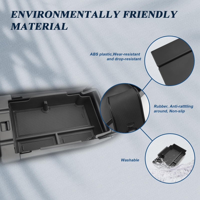 BIBIBO for 2024 Subaru Crosstrek Accessories Center Console Organizer 2023 2024+ Subaru Crosstrek&2024 Subaru Impreza Console Tray 2023 Crosstrek Insert Glove Pallet Organizer 2024 Crosstrek - Image 5
